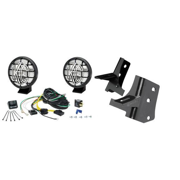 KC HiLiTES 5" Apollo Pro Long Range Lights with Windshield Mount Brackets KC HiLiTES 5" Apollo Pro Long Range Lights with Windshield Mount Brackets for 97-06 Jeep Wrangler TJ & Unlimited