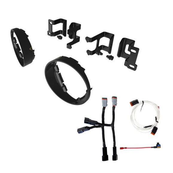 KC HiLiTES Fog Pocket Kit for FLEX ERA 3 KC HiLiTES 7471 Fog Pocket Kit for FLEX ERA 3 for 16-23 Toyota Tacoma