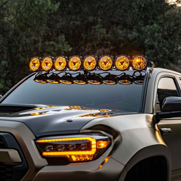 KC HiLiTES Gravity Titan Overhead Light Bar KC HiLiTES AK-91429A Gravity Titan Overhead Light Bar for 05-23 Toyota Tacoma