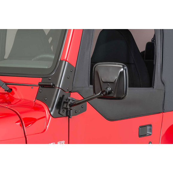 Kentrol Ez Detach Mirrors For 97 18 Jeep Wrangler Tj Jk Unlimited Quadratec