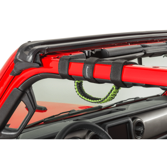 Quadratec  550 Paracord Front Grab Handle Pair for 97-25 Jeep Wrangler JL, JT, JK & TJ