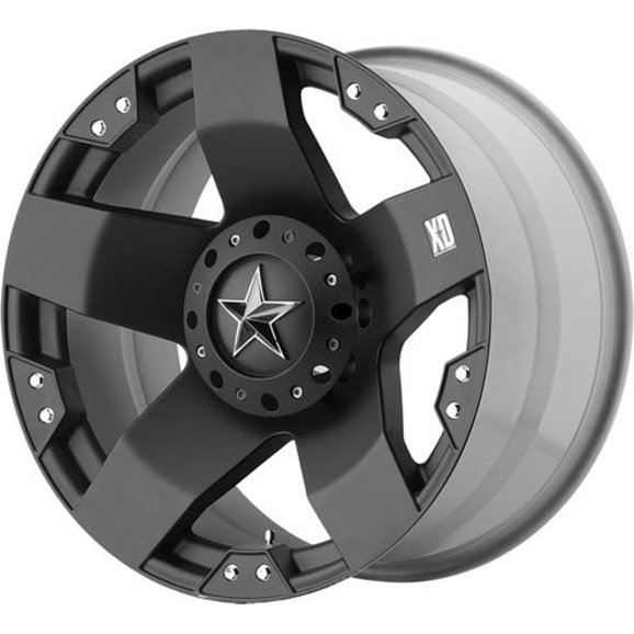 Kmc Wheels Rockstar 775 Xd Series Wheel In Black For 84 18 Jeep Vehicles Quadratec
