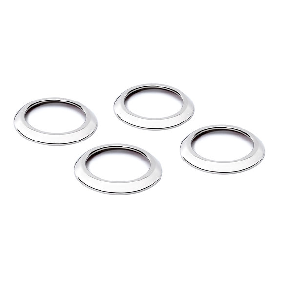 Kentrol 30004 Stainless Steel Air Vent Bezels for 0710 Jeep Wrangler