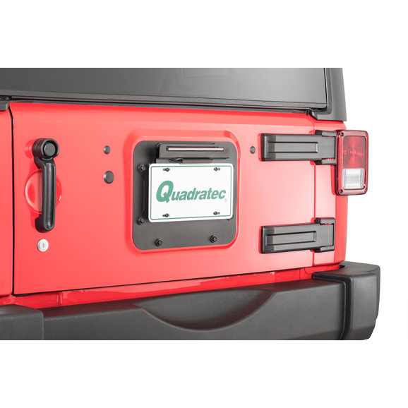 Kentrol BackSide LED License Plate Mount Kentrol  BackSide LED License Plate Mount for 07-18 Jeep Wrangler JK