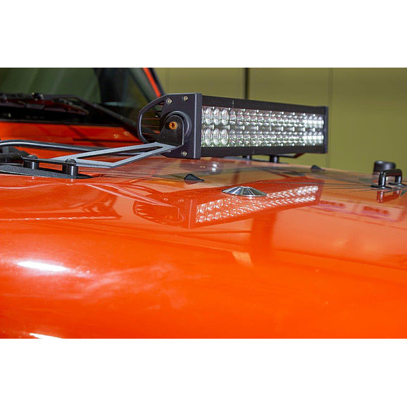 Kentrol Hood Bumper Delete Kit Kentrol Hood Bumper Delete Kit for 97-18 Jeep Wrangler TJ & JK