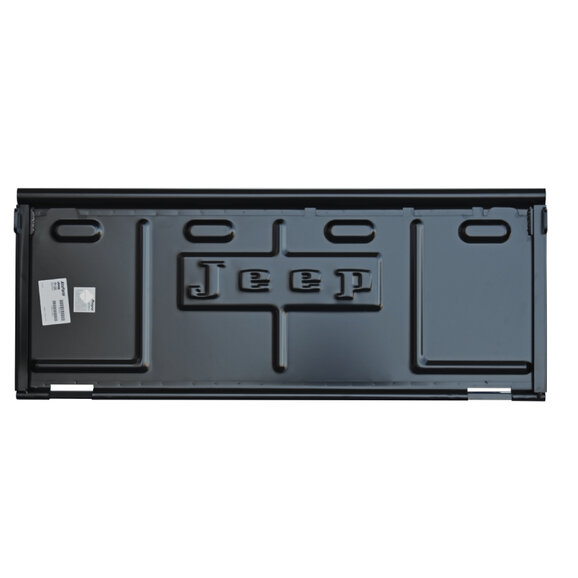 Key Parts Jeep Licensed Jeep Script Tailgate Key Parts 0478-400 Jeep Licensed Jeep Script Tailgate for 72-83 Jeep CJ5