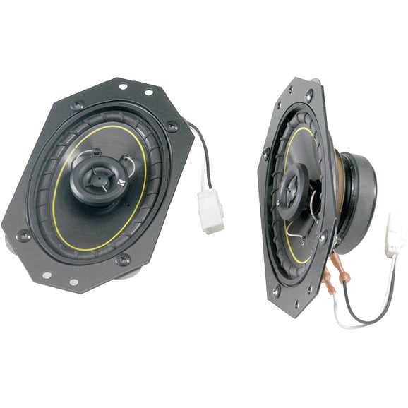 Kenwood 4X6" Front Speakers Kit+Waterproof Wire For 2003-2006 Jeep Wrangler TJ