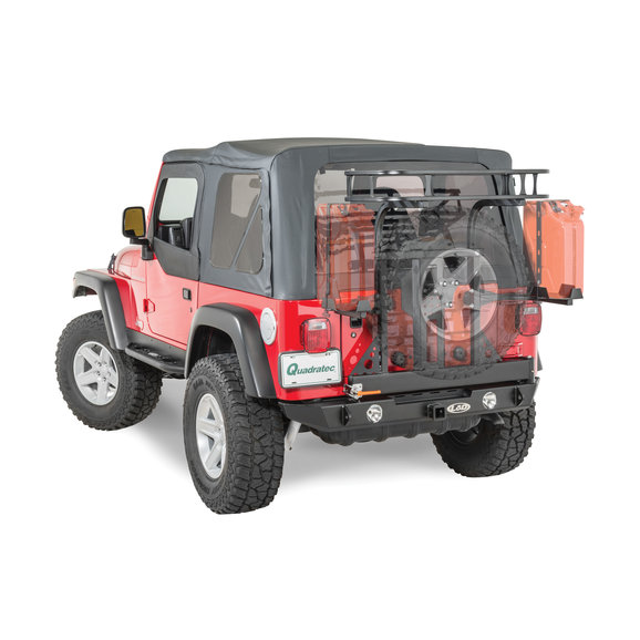 LoD JJC9602 Signature Series Fuel Can Mount Pair for 9706 Jeep Wrangler TJ with LoD Signature