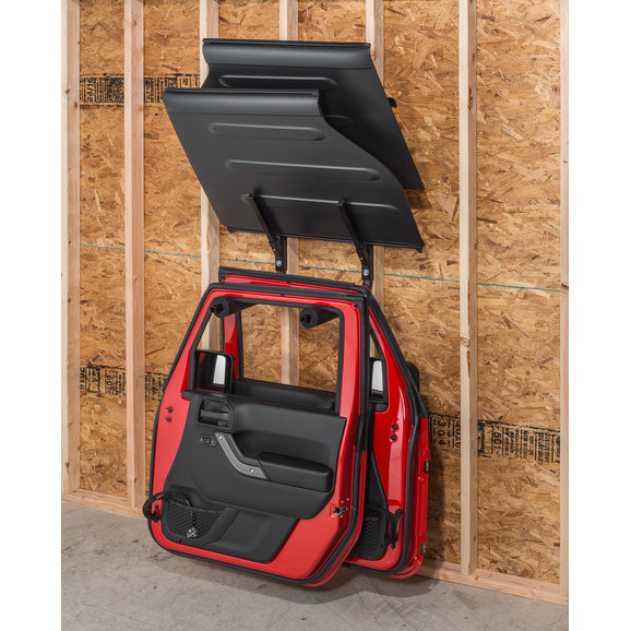 Lange Originals Freedom Panel and Door Hanger Storage Combo Lange Originals 008-499 Freedom Panel and Door Hanger Storage Combo for 07-19 Jeep Wrangler JK & JL