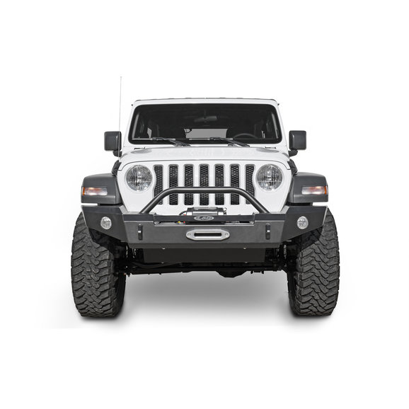 LoD Offroad Signature Series Full-Width Front Bumper with Bull Bar and D-Ring Tabs LoD Offroad Signature Series Full-Width Front Bumper with Bull Bar and D-Ring Tabs for 18-20 Jeep Wrangler JL & Gladiator JT
