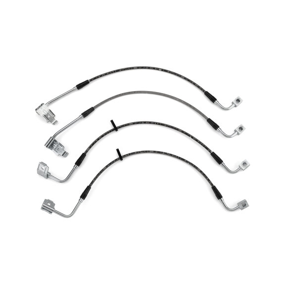 Lynx  Performance Extended Brake Hoses for 07-18 Jeep Wrangler JK with 0-4" Lift