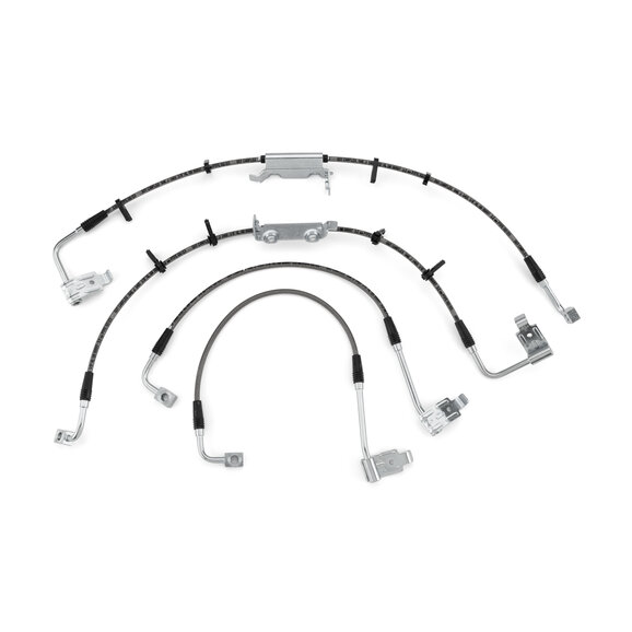 Lynx  Performance Extended Brake Hoses for 07-18 Jeep Wrangler JK with 0-4" Lift