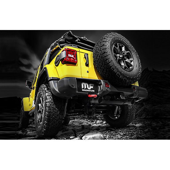 MAGNAFLOW 2本出し ブラック ラングラー JK マフラー MF 送料無料 (沖縄・離島除く) MAGNAFLOW マグナフロー 2007〜2017y