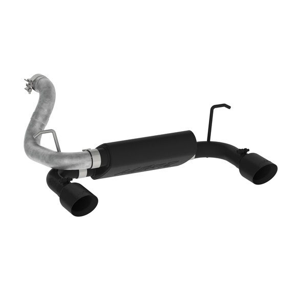MBRP Black Series 2.5" Dual Axle Exhaust System MBRP S5529BLK Black Series 2.5" Dual Axle Exhaust System for 18-22 Jeep Wrangler JL with 3.6L