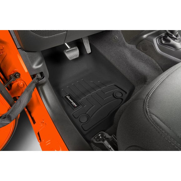 Quadratec DigitalFit Front Liners by WeatherTech Quadratec  DigitalFit Front Liners by WeatherTech for 18-23 Jeep Wrangler JL & Gladiator JT