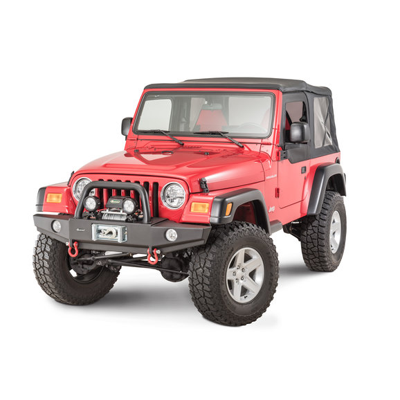 quadratec winch ready bull bar front bumpers for 97 06 jeep wrangler