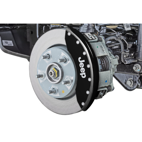 MGP Caliper Covers Jeep Logo Brake Caliper Covers with Single Piston MGP Caliper Covers Jeep Logo Brake Caliper Covers with Single Piston for 14-19 Jeep Cherokee KL