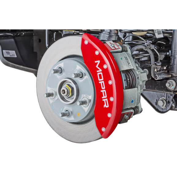 MGP Caliper Covers Mopar Logo Brake Caliper Covers MGP Caliper Covers Mopar Logo Brake Caliper Covers for 18-19 Jeep Wrangler JL & Unlimited JL