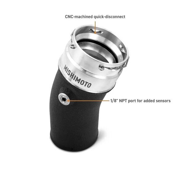 Mishimoto Toyota Tacoma Gen4 Performance Intercooler Charge Pipe Kit Quick Disconnect Mishimoto Toyota Tacoma Gen4 Performance Intercooler Charge Pipe Kit Quick Disconnect