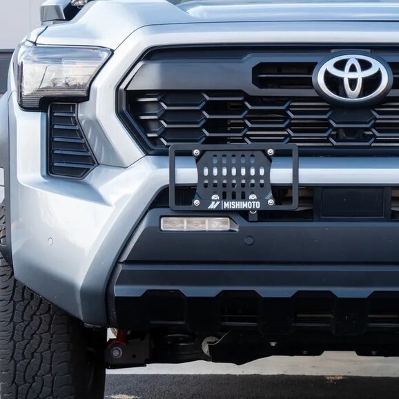 Mishimoto Toyota Tacoma Gen4 License Plate Relocation Kit Install WO Plate Mishimoto Toyota Tacoma Gen4 License Plate Relocation Kit Install WO Plate