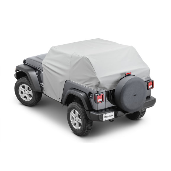 MasterTop Full Door Cab Cover MasterTop 11111509 Full Door Cab Cover for 18-22 Jeep Wrangler JL with Factory Soft Top Folded Down
