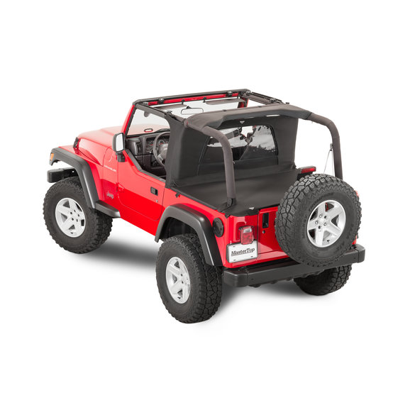MasterTop Wind Stopper Plus & Tonneau Cover 2 Piece Kit MasterTop  Wind Stopper Plus & Tonneau Cover 2 Piece Kit for 97-06 Jeep Wrangler TJ