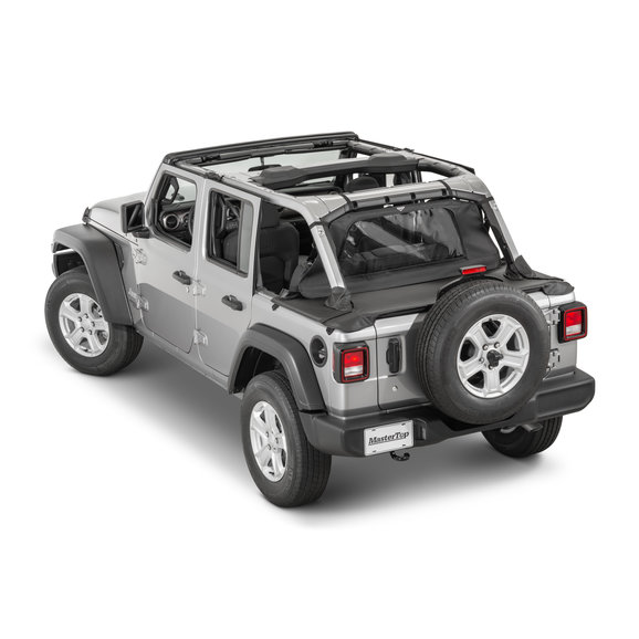 MasterTop Wind Stopper & Tonneau Cover Combo Kit MasterTop  Wind Stopper & Tonneau Cover Combo Kit for 18-23 Jeep Wrangler JL Unlimited