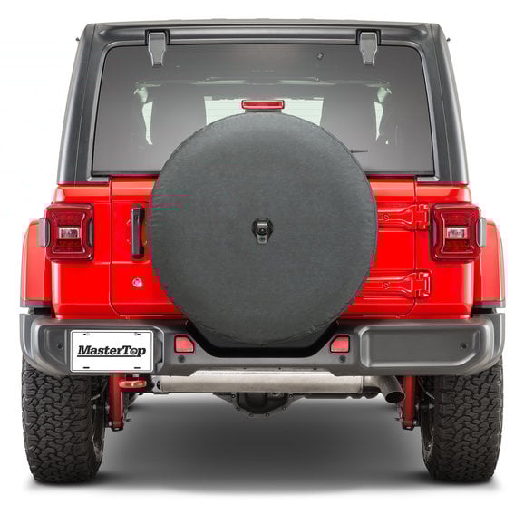 MasterTop Spare Tire Cover in Black MasterTop Spare Tire Cover in Black for 18-21 Jeep Wrangler JL