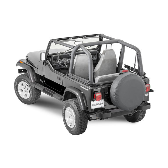 MasterTop Sport Bar Covers MasterTop 12203115 Sport Bar Covers for 92-95 Jeep Wrangler YJ
