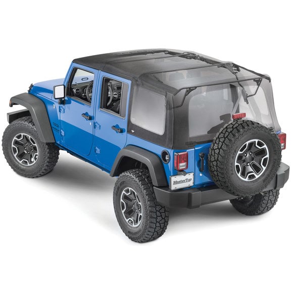 MasterTop Complete Soft Top Kit in MasterTwill® Fabric MasterTop Complete Soft Top Kit in MasterTwill® Fabric for 07-18 Jeep Wrangler JK Unlimited 4-Door