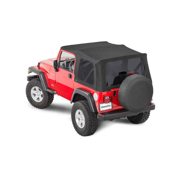MasterTop Replacement Soft Top with Tinted Windows in MasterTwill® Fabric MasterTop Replacement Soft Top with Tinted Windows in MasterTwill® Fabric for 97-06 Jeep Wrangler TJ