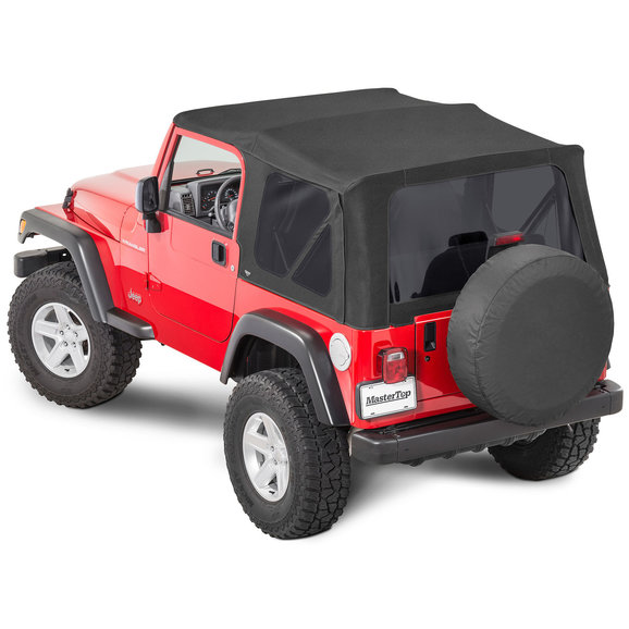 Mastertop Complete Soft Top Kits In Mastertwill Fabric For 97 06 Jeep Wrangler Tj Quadratec