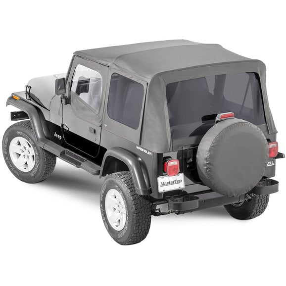 MasterTop Complete Soft Top Kit with Upper Doors MasterTop  Complete Soft Top Kit with Upper Doors for 88-95 Jeep Wrangler YJ