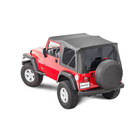 MasterTop Premium Replacement Soft Top with Tinted Windows MasterTop Premium Replacement Soft Top with Tinted Windows for 97-06 Jeep Wrangler TJ