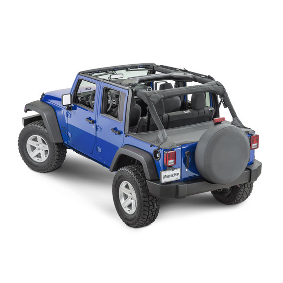 MasterTop Tonneau Cover MasterTop 14500435 Tonneau Cover for 07-18 Jeep Wrangler Unlimited JK