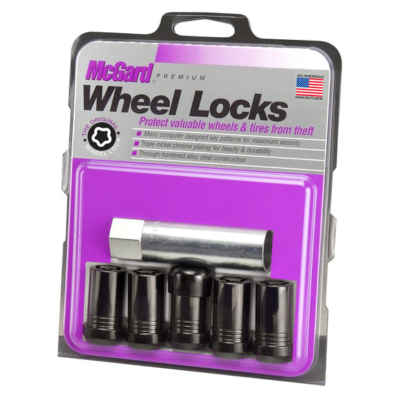 McGard Wheel Lock Set with Key for Jeep CJ & Wrangler Tuner 5 Piece in
