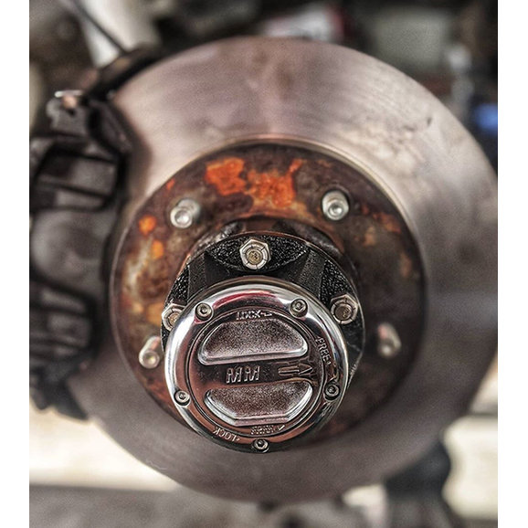 Mile Marker 470 Stainless Steel Manual Locking Hub Set for 8186 Jeep