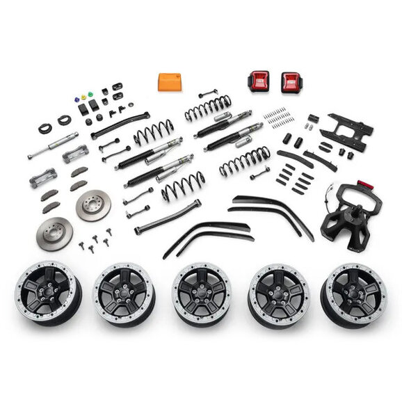 Mopar Trail Commander 2" Kit Mopar 77073007AD Trail Commander 2" Kit for 18-27 Jeep Wrangler JL Unlimited 4-Door 4xe