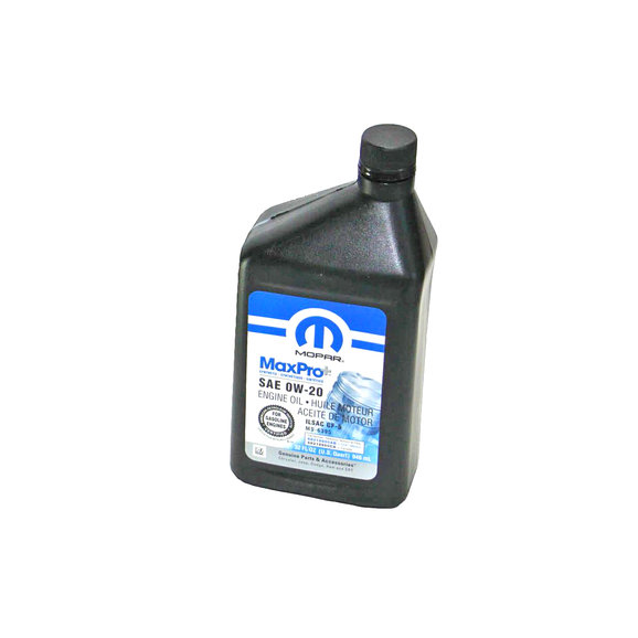 Mopar 0W20 Engine Oil Mopar 68523994AA 0W20 Engine Oil for 18-22 Jeep Wrangler JL and Gladiator JT with 3.6L Engine