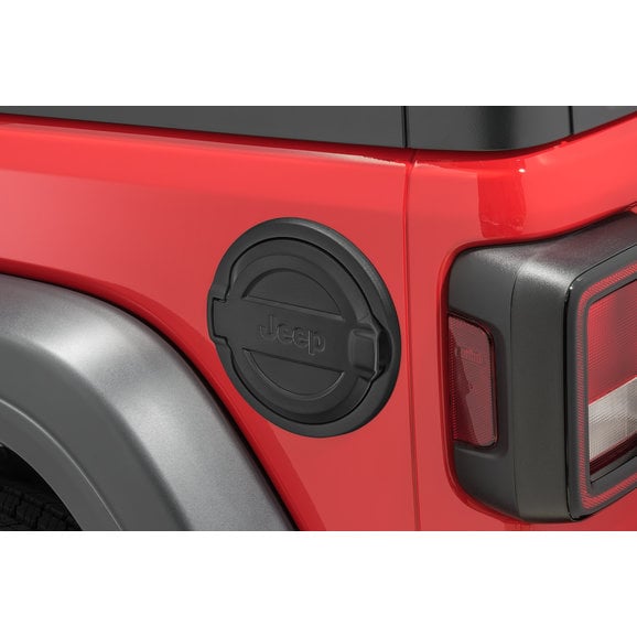Mopar Black Fuel Door Mopar 82215123 Black Fuel Door for 18-22 Jeep Wrangler JL