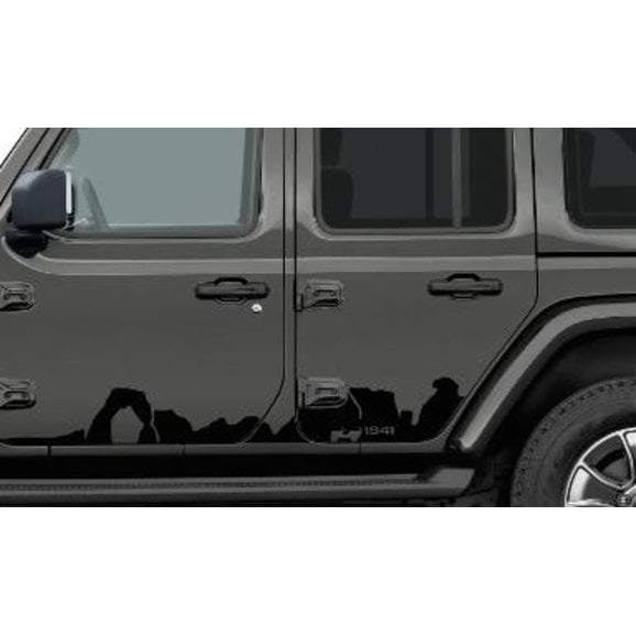 Mopar 82215730 Mountain Side Graphic for 18-20 Jeep Wrangler JL | Quadratec