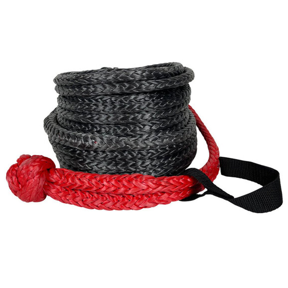 Overland Vehicle Systems Brute Recovery Winch Line Overland Vehicle Systems 19009918 Brute Recovery Winch Line with Synthetic Soft Shackle 3/8"x 99'