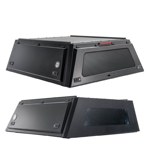 Overland Vehicle Systems Expedition Truck Cap Overland Vehicle Systems 70100003 Expedition Truck Cap for 20-25 Jeep Gladiator JT