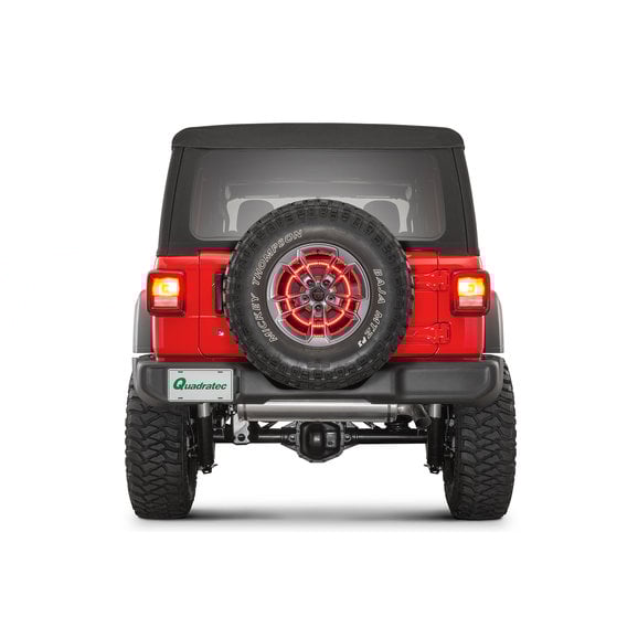 Rugged Ridge 3rd Brake Light LED Ring Rugged Ridge 11585.06 3rd Brake Light LED Ring for 18-20 Jeep Wrangler JL