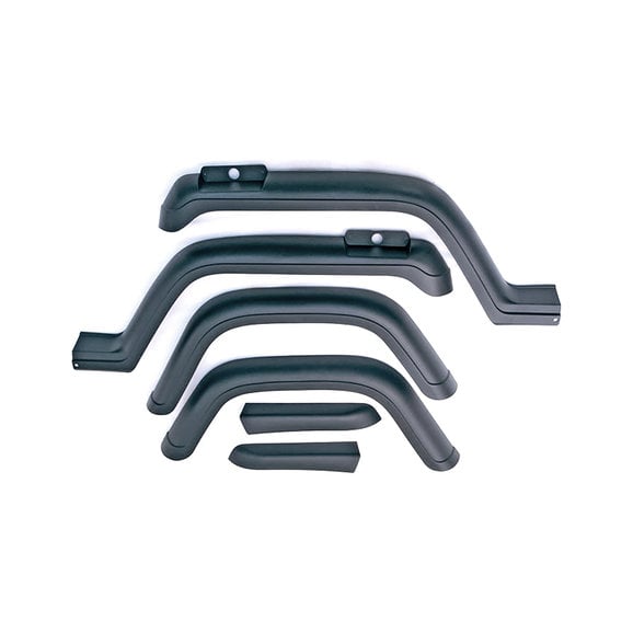 OMIX 6-Piece Fender Flare Kit OMIX 11602.01 6-Piece Fender Flare Kit for 87-95 Jeep Wrangler YJ