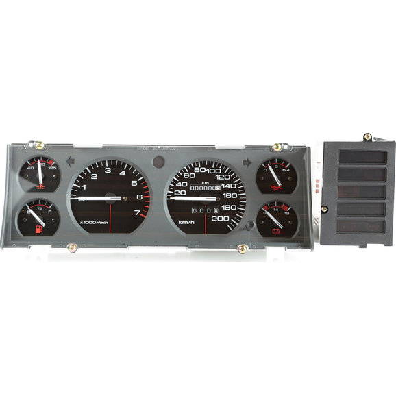 OMIX 56009018 Instrument Cluster 210 Kilometer for 8796 Jeep Cherokee XJ Export Quadratec