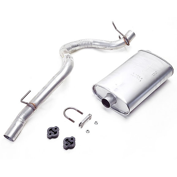 OMIX Muffler & Tailpipe Kit OMIX 17611.01 Muffler & Tailpipe Kit for 93-95 Jeep Wrangler YJ with 4 & 6cyl. Engine