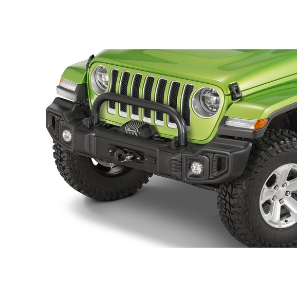Rugged Ridge Spartacus OverRider Hoop Rugged Ridge 11544.22 Spartacus OverRider Hoop for 18-20 Jeep Wrangler JL and Gladiator JT with Spartacus Front Bumper