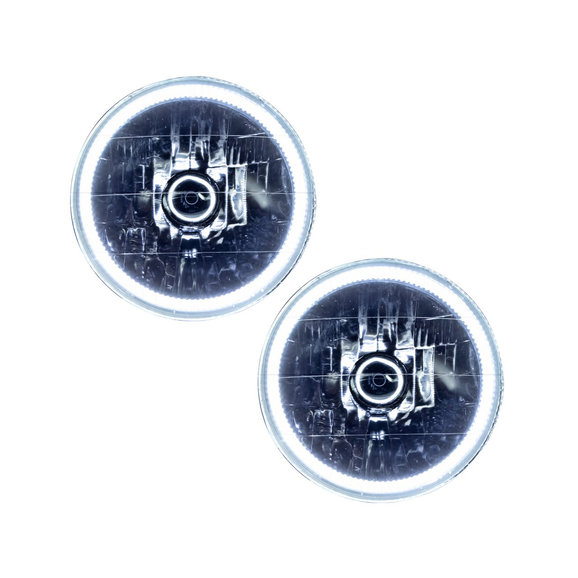 Oracle Lighting Headlights with LED Halo Rings Oracle Lighting Headlights with LED Halo Rings for 55-06 Jeep Wrangler TJ, Unlimited & CJ