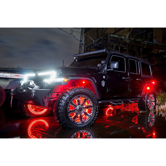 Oracle Lighting 4210 334 Led Illuminated Wheel Rings Colorshift 15in For 18 Or Smaller Wheels Quadratec